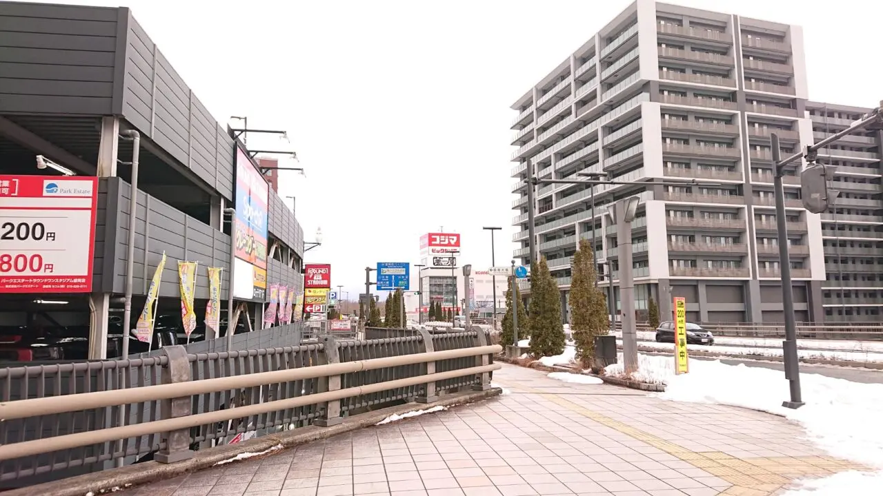 盛岡駅西通に開店するコストコ再販店の外観