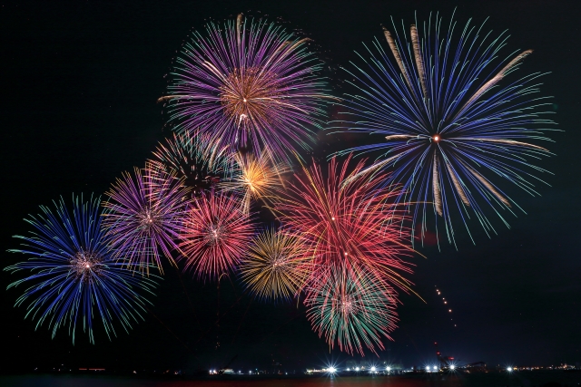 前売り券の盛岡市民先行販売がある盛岡花火の祭典