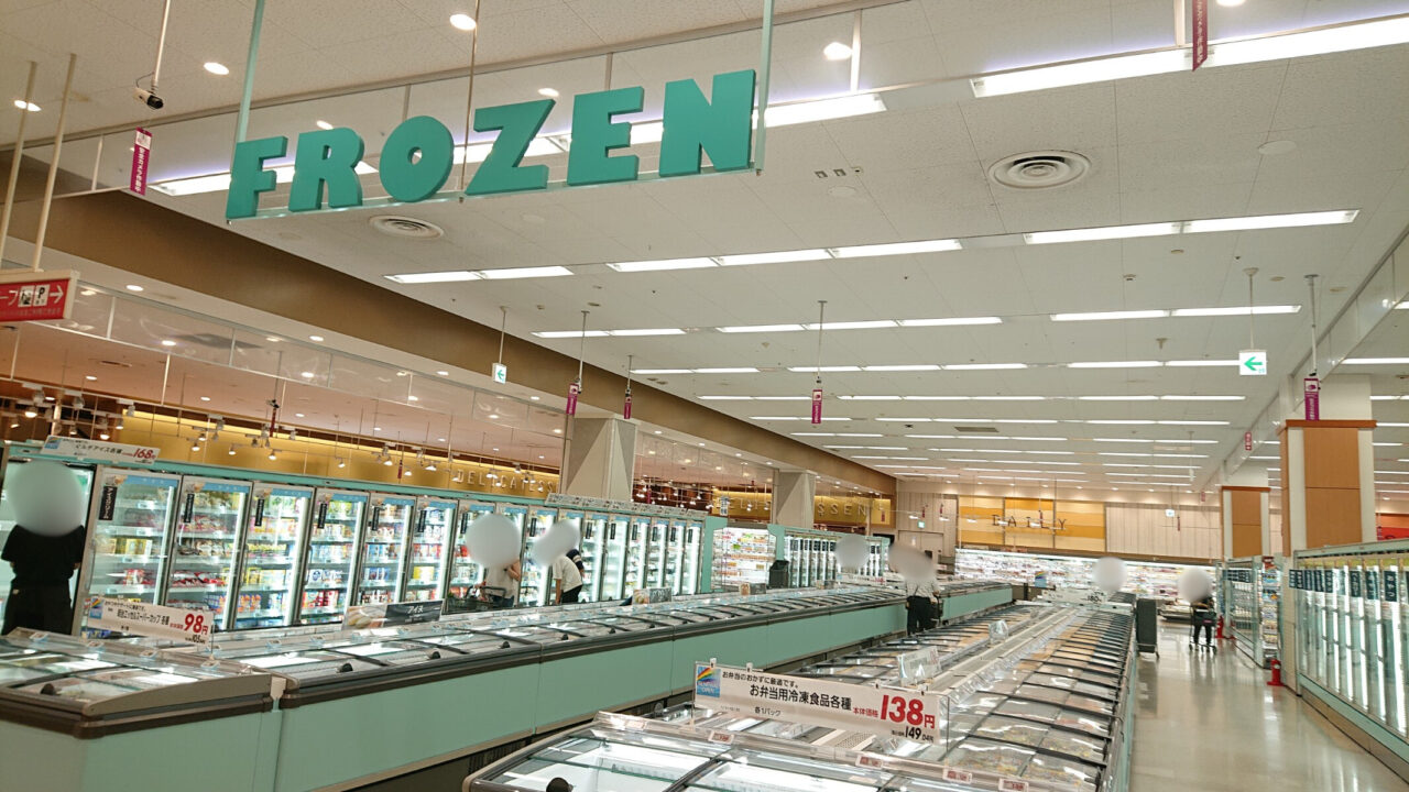 売場面積が2倍になった冷凍食品売場