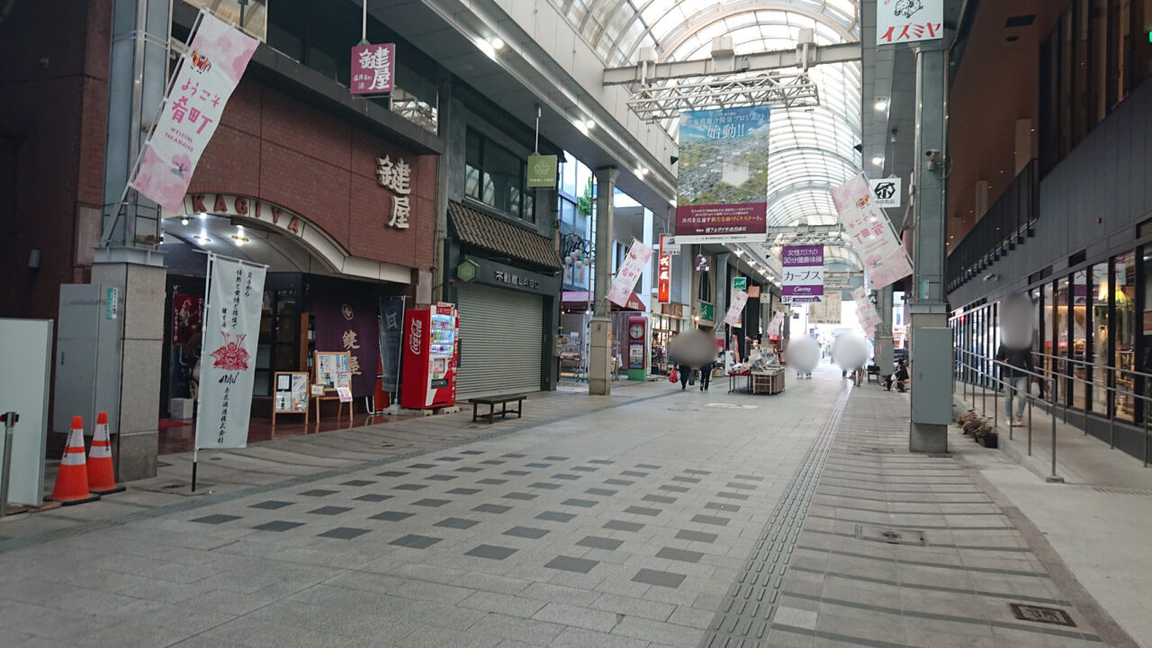 2回目の開催が決定した肴町昼市の会場