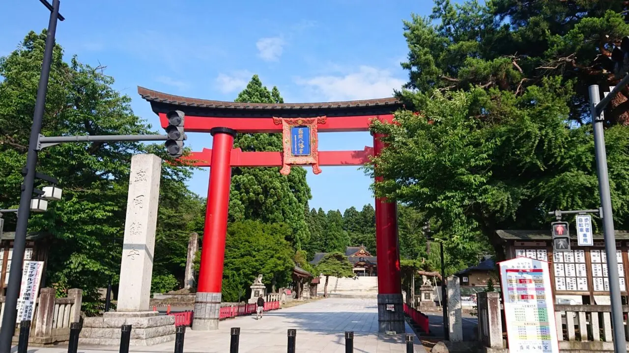 盛岡八幡宮の様子2025年7月
