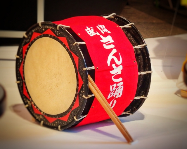 手づくり村で披露される加藤家のさんさイメージ
