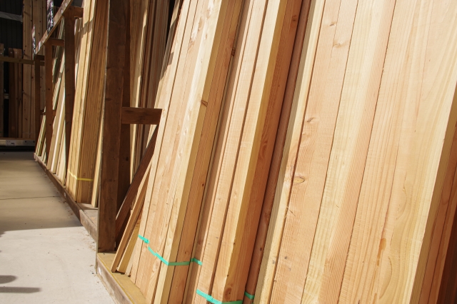 木材売り場のイメージ