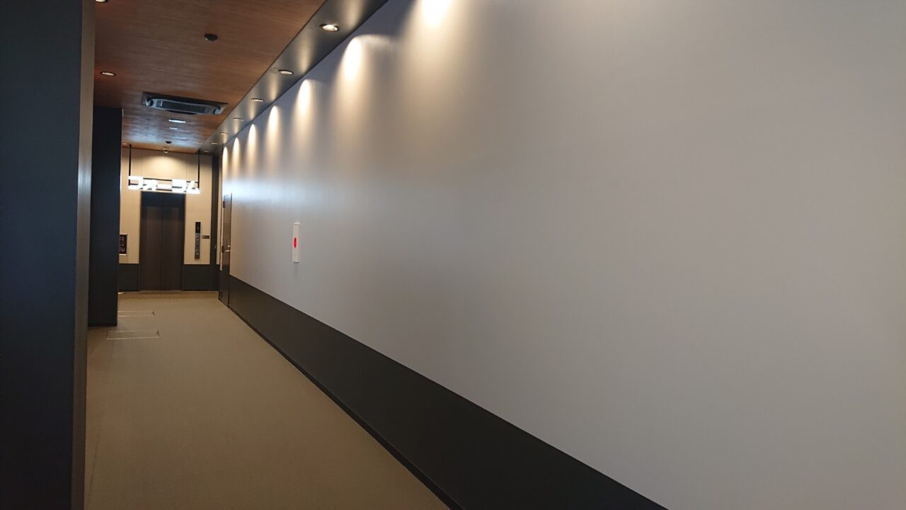 ECO柳新道ビル1F通路の様子