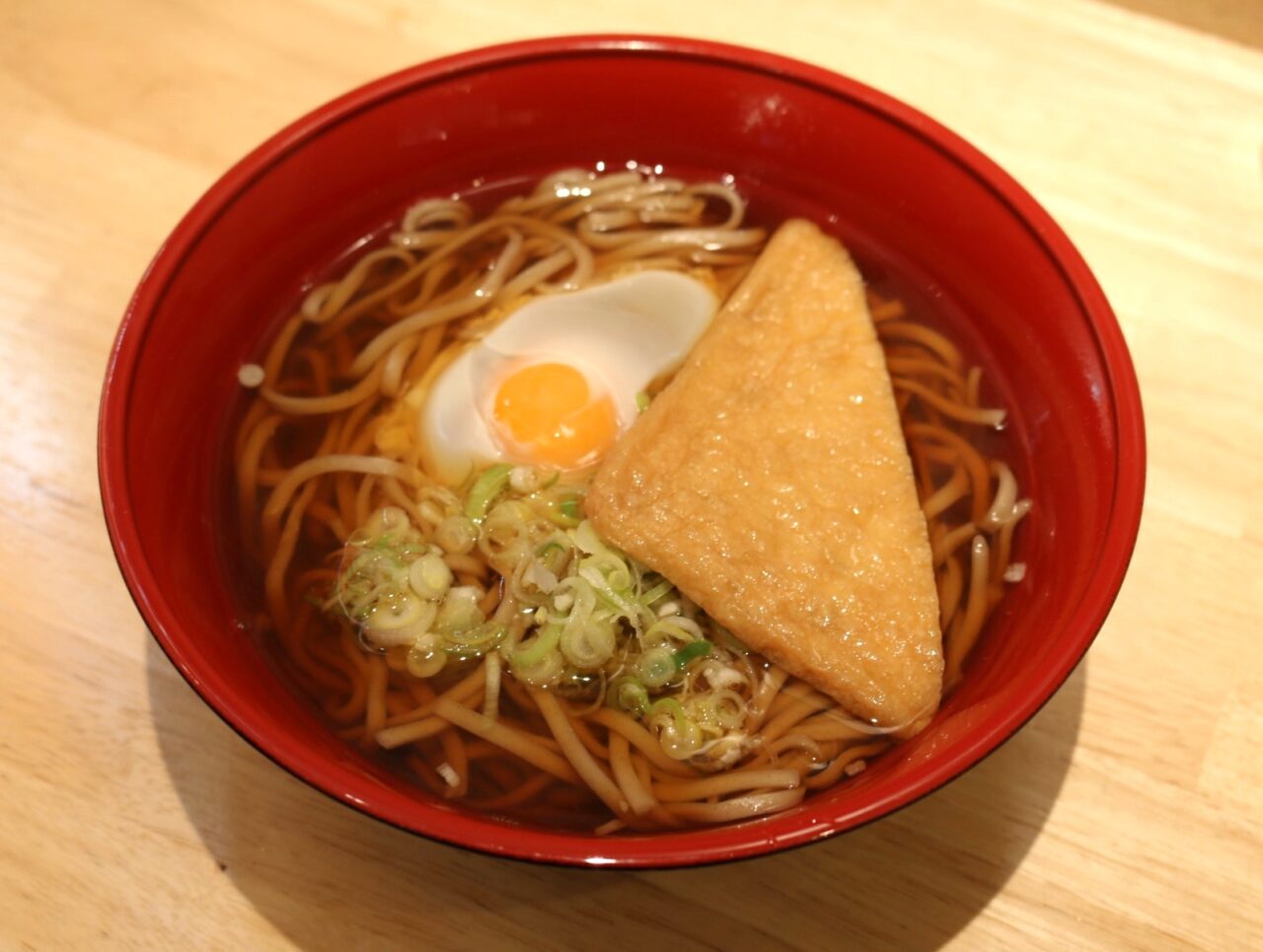 そば処南部の月見そば