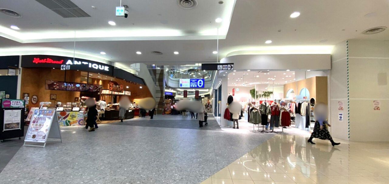 マリオンクレープがオープン予定のチャグチャグ広場付近