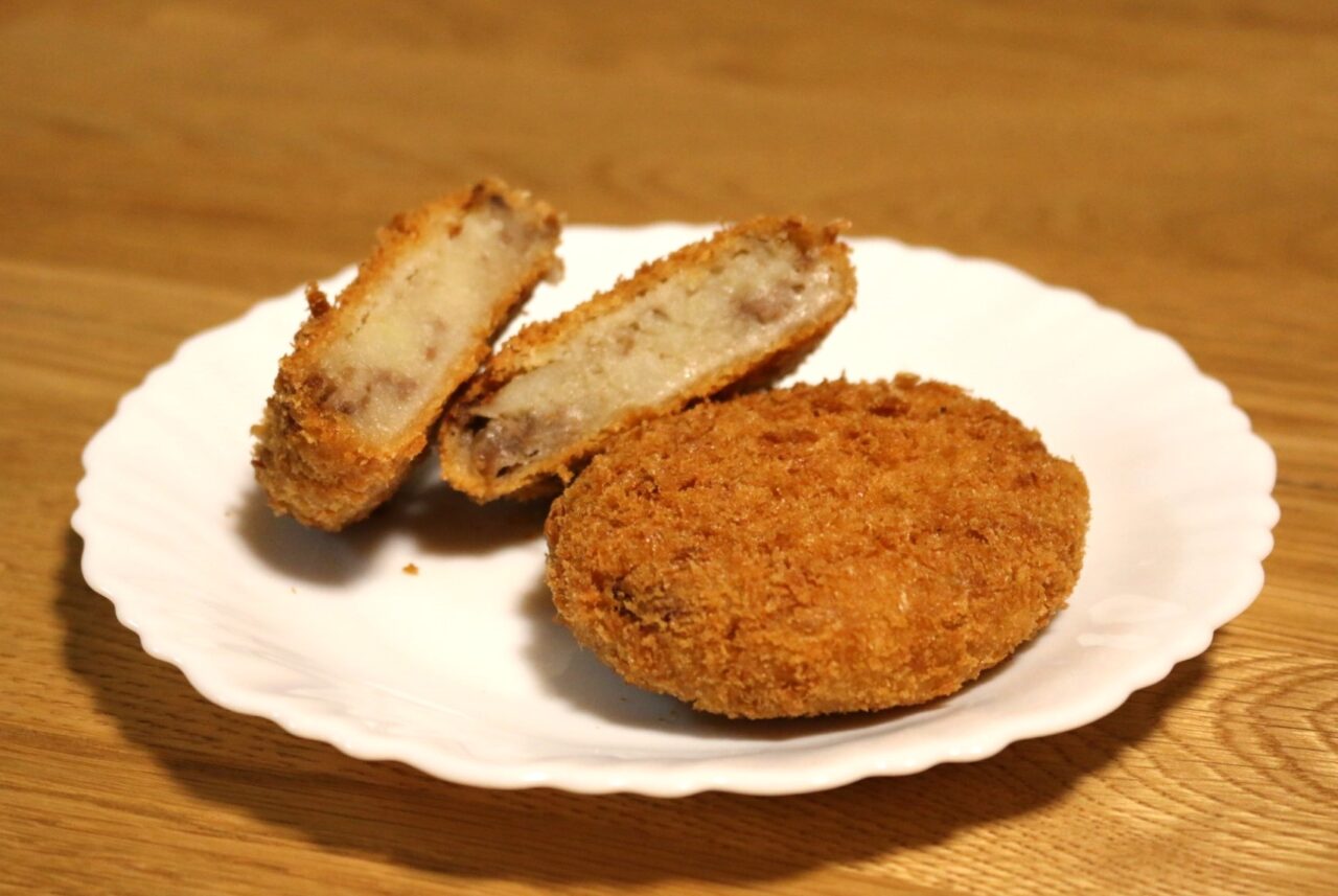 食べ応えのある盛岡匠味のコロッケ(短角牛と四元豚)