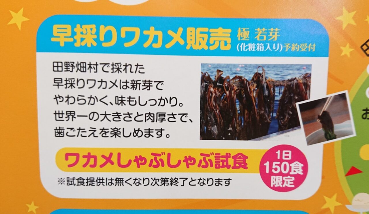 早採りワカメ販売2026