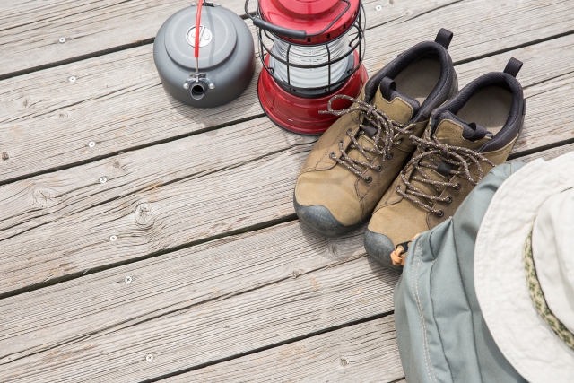 トレッキング用品のイメージ