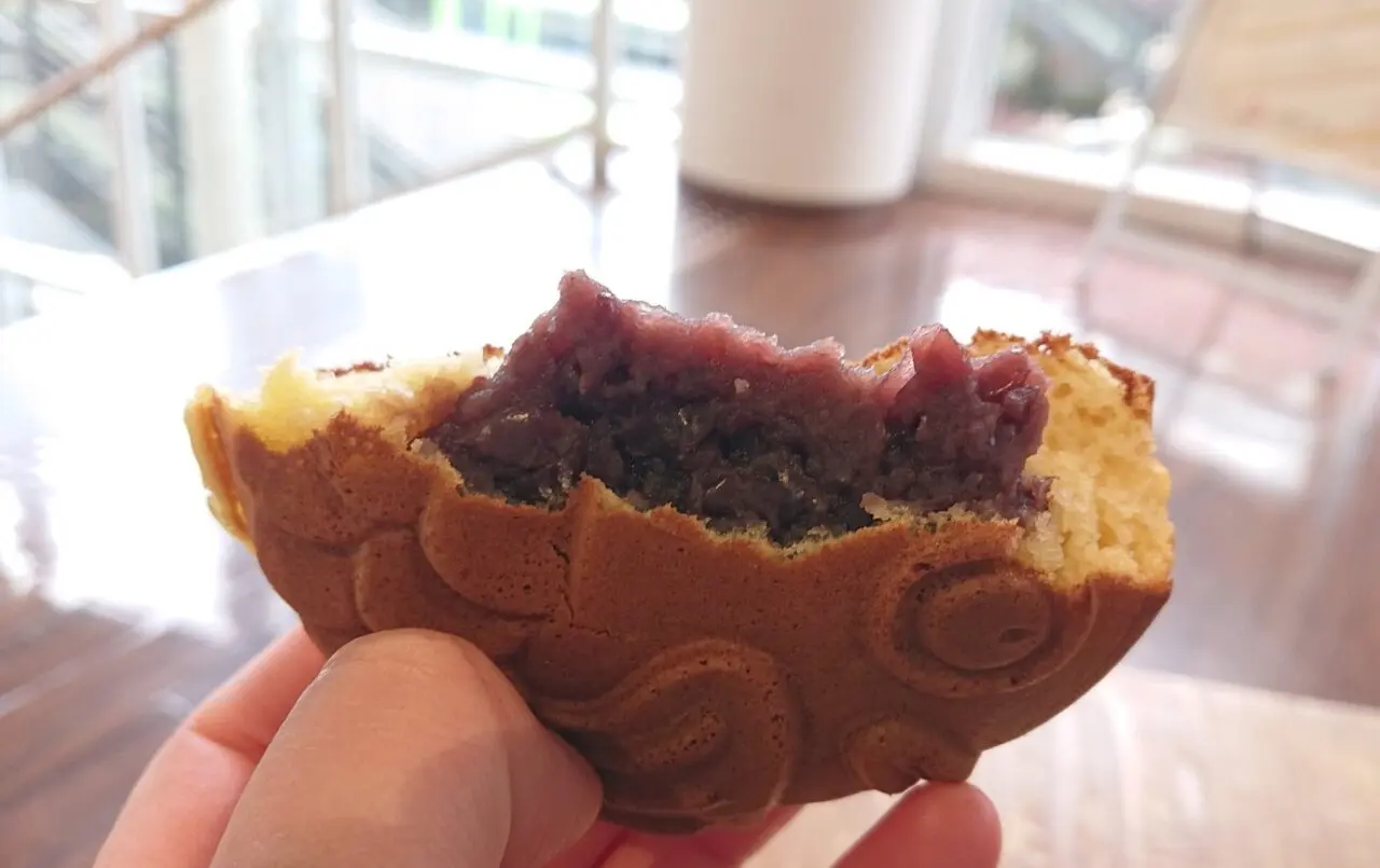 monakaにオープン予定のまるいたい焼きのあんこ