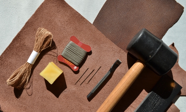 ハンドメイドレザークラフトのイメージ