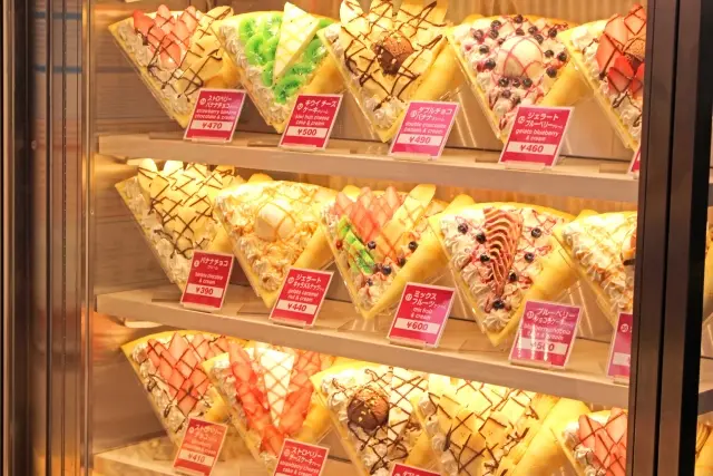 クレープメニューのイメージ