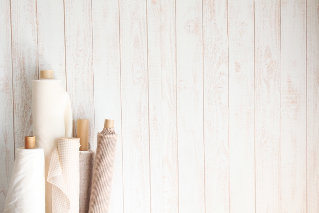 アトリエにある布のイメージ