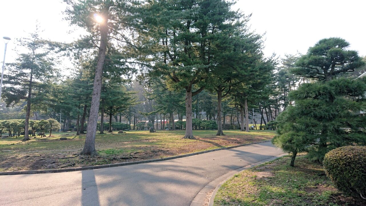盛岡城跡公園　マルシェ出店エリア