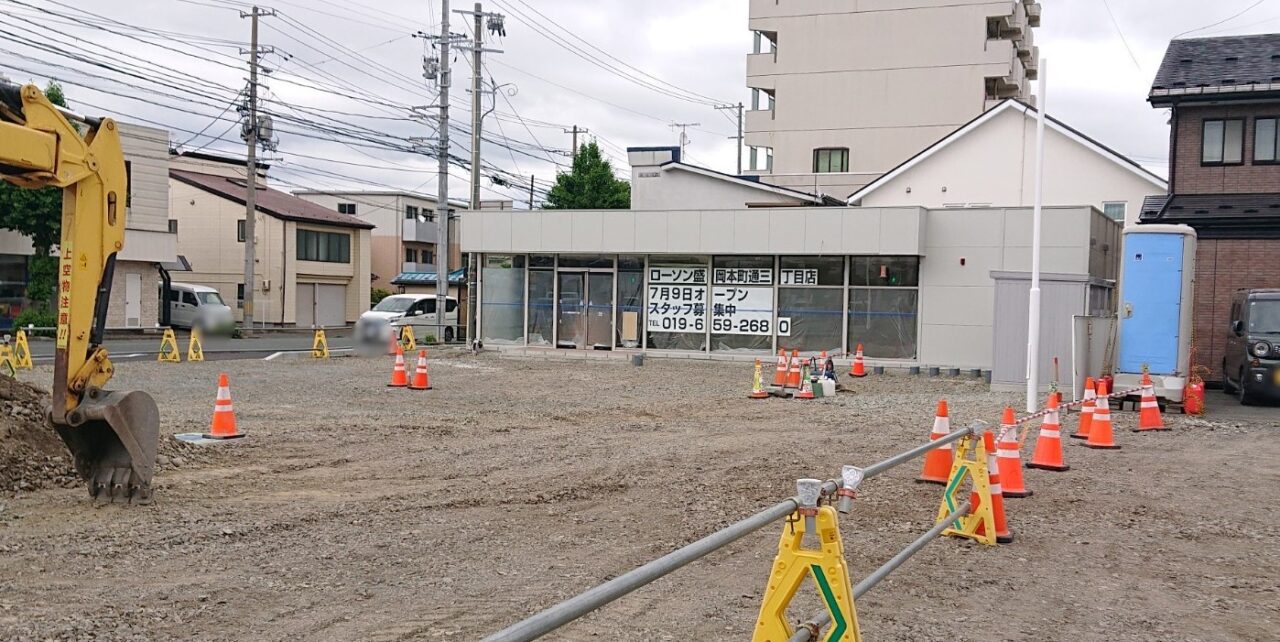 新規オープンするローソンの外観2026年6月時点