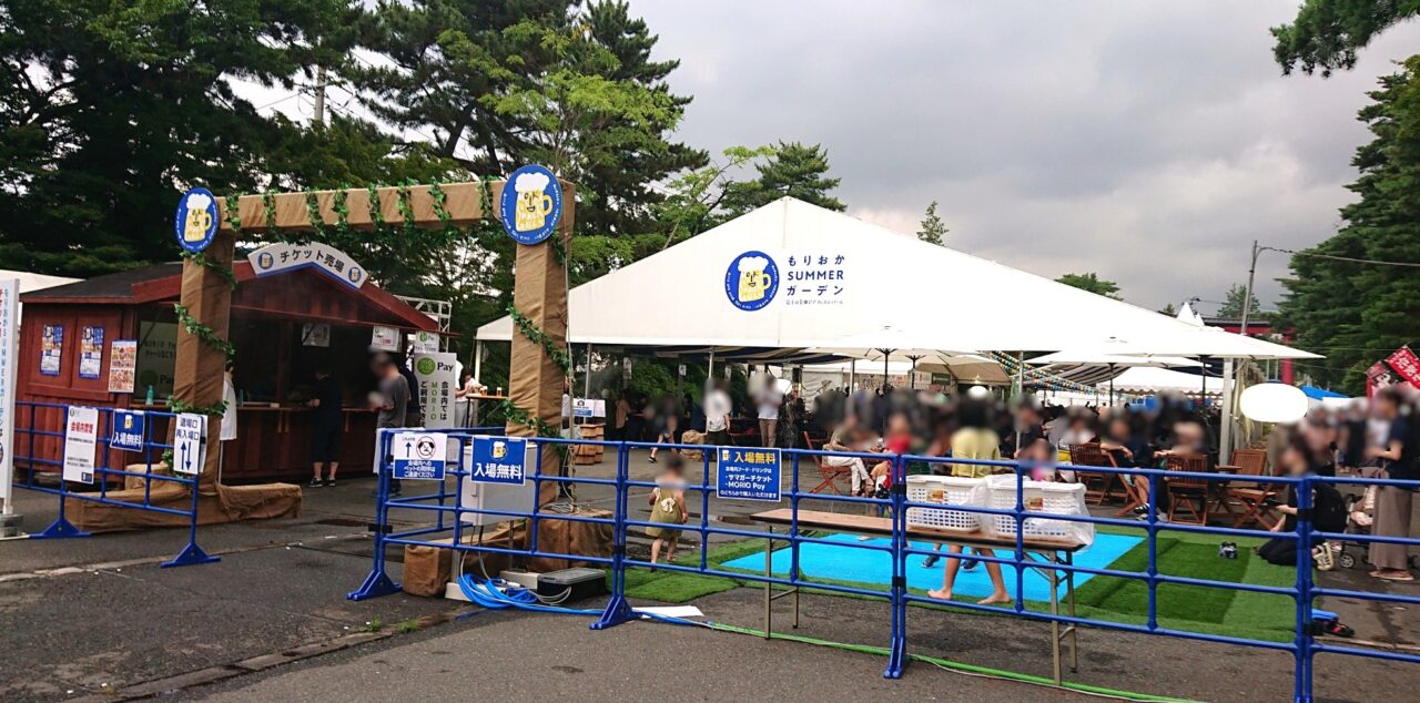 盛岡八幡宮で開催された盛岡summerガーデン正面202607