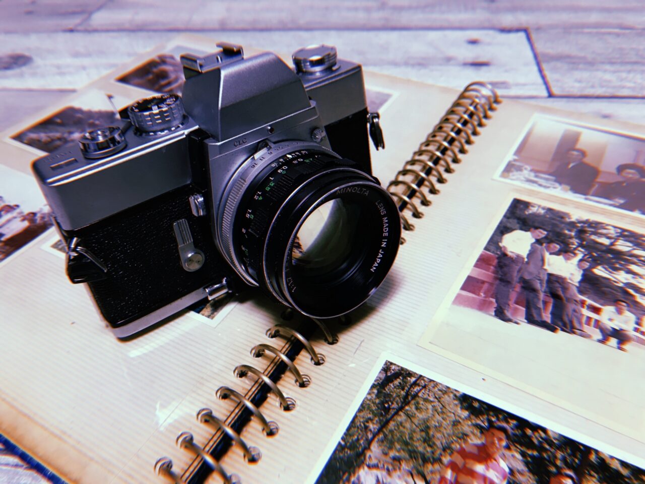 フィルムカメラで撮影した写真のイメージ